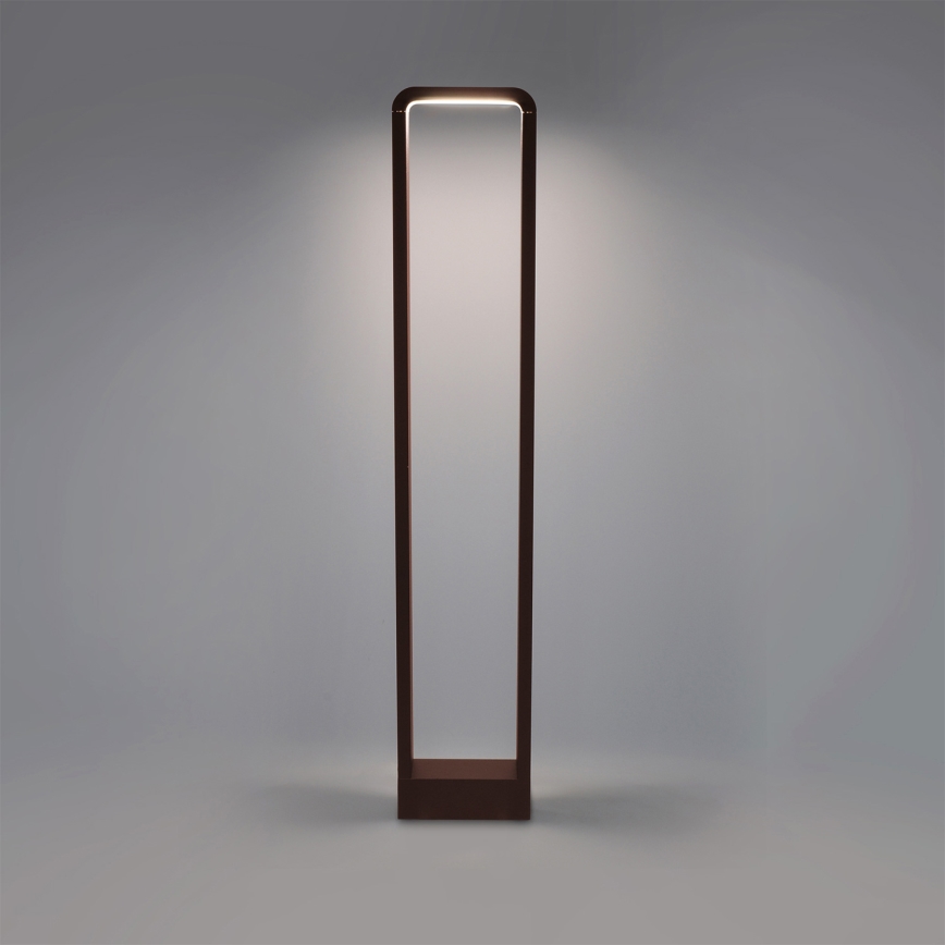 Brilagi - LED zunanja svetilka BARI LED/7W/230V 3000/4000/6000K rjava IP54 80 cm