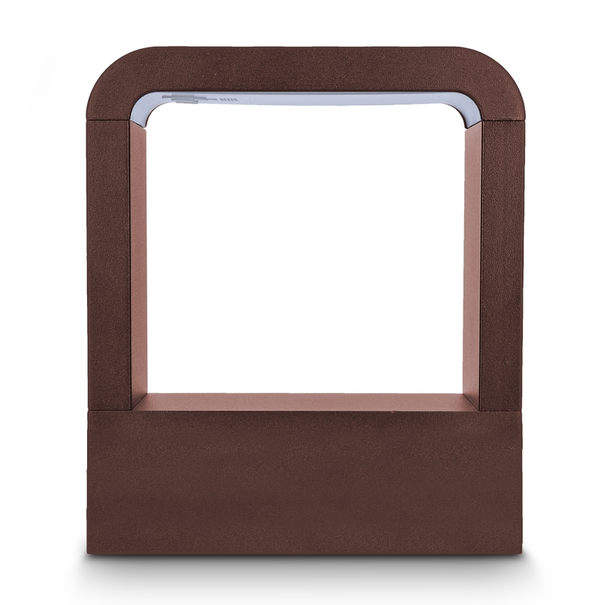 Brilagi - LED zunanja stenska svetilka BARI LED/7W/230V 3000/4000/6000K rjava IP54