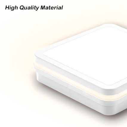 Brilagi - LED zunanja svetilka BENE LED/18W/230V 22x22 cm bela IP54