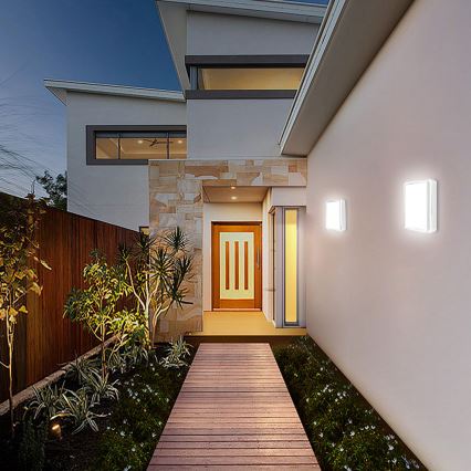 Brilagi - LED zunanja svetilka BENE LED/24W/230V 26x26 cm bela IP54