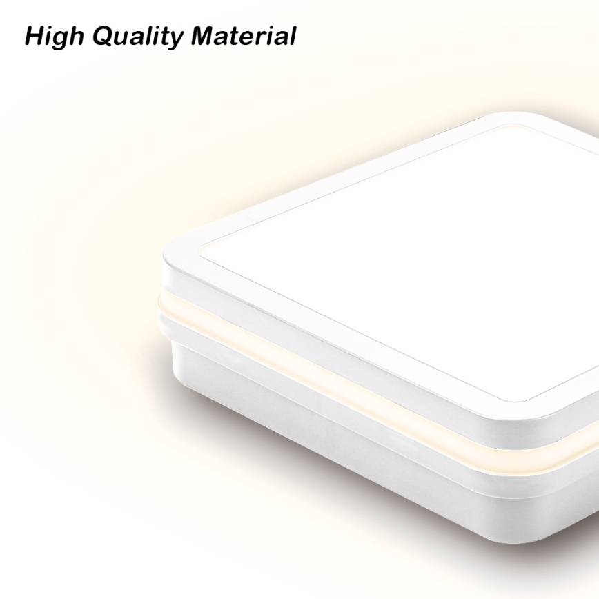 Brilagi - LED zunanja svetilka BENE LED/24W/230V 26x26 cm bela IP54