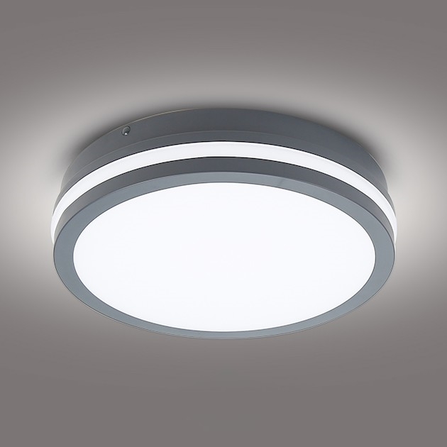 Brilagi - LED Zunanja svetilka BENE LED/24W/230V pr. 26 cm antracit IP54