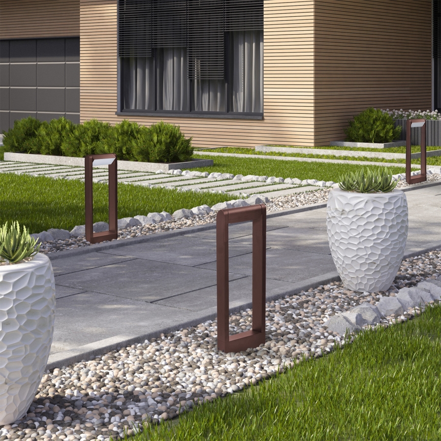 Brilagi - LED zunanja svetilka CROTONE LED/7W/230V rjava IP54 50 cm