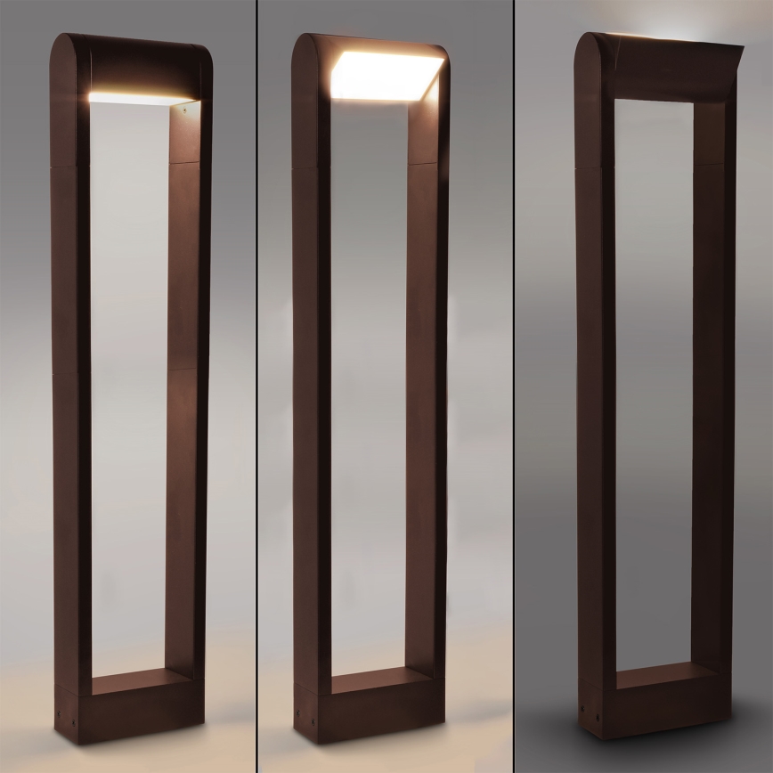 Brilagi - LED zunanja svetilka CROTONE LED/7W/230V rjava IP54 80 cm