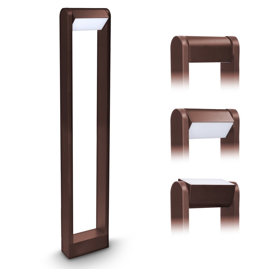 Brilagi - LED zunanja svetilka CROTONE LED/7W/230V rjava IP54 80 cm