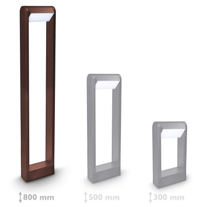 Brilagi - LED zunanja svetilka CROTONE LED/7W/230V rjava IP54 80 cm