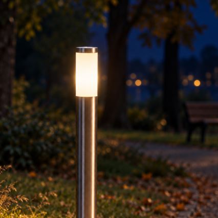 BRILAGI - LED zunanja svetilka ELIA 1xE27/7W/230V 4000K IP44 100 cm matni krom