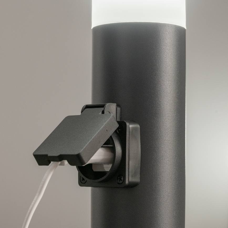 BRILAGI - LED zunanja svetilka ELIA z vtičnico 1xE27/7W/230V 4000K IP44 50 cm antracit