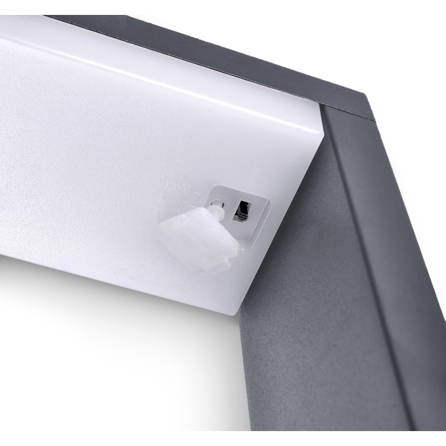 Brilagi - LED Zunanja svetilka RAGUSA LED/7W/230V 3000/4000/6000K antracit IP54 80 cm