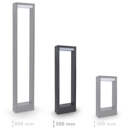 Brilagi - LED Zunanja svetilka RAGUSA LED/7W/230V 3000/4000/6000K antracit IP54 50 cm