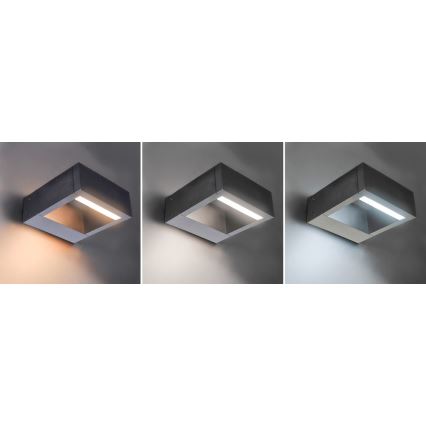 Brilagi - LED Zunanja stenska svetilka RAGUSA LED/7W/230V 3000/4000/6000K antracit IP54