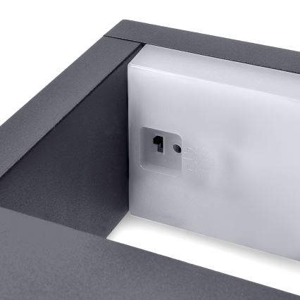 Brilagi - LED Zunanja stenska svetilka RAGUSA LED/7W/230V 3000/4000/6000K antracit IP54