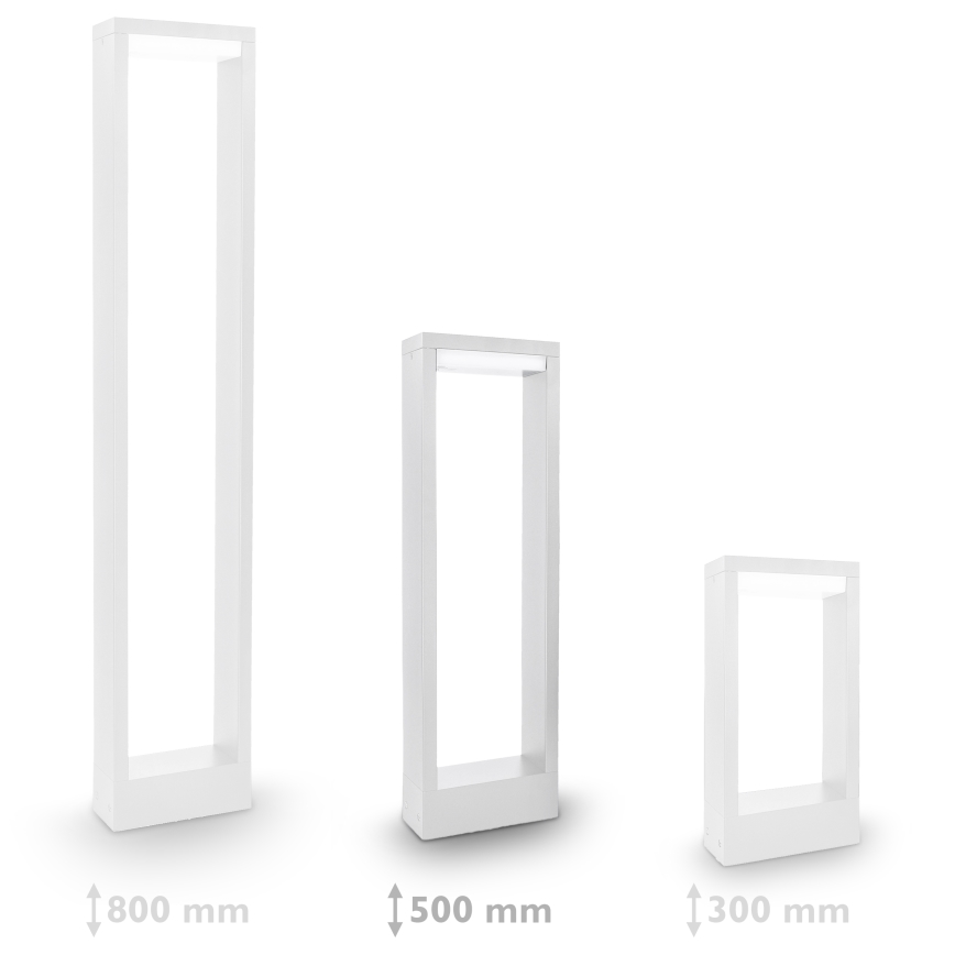 Brilagi - LED Zunanja svetilka RAGUSA LED/7W/230V 3000/4000/6000K bela IP54 50 cm