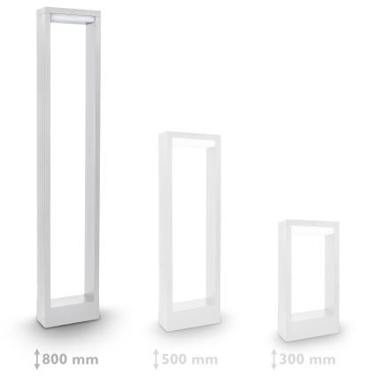 Brilagi - LED Zunanja svetilka RAGUSA LED/7W/230V 3000/4000/6000K bela IP54 80 cm