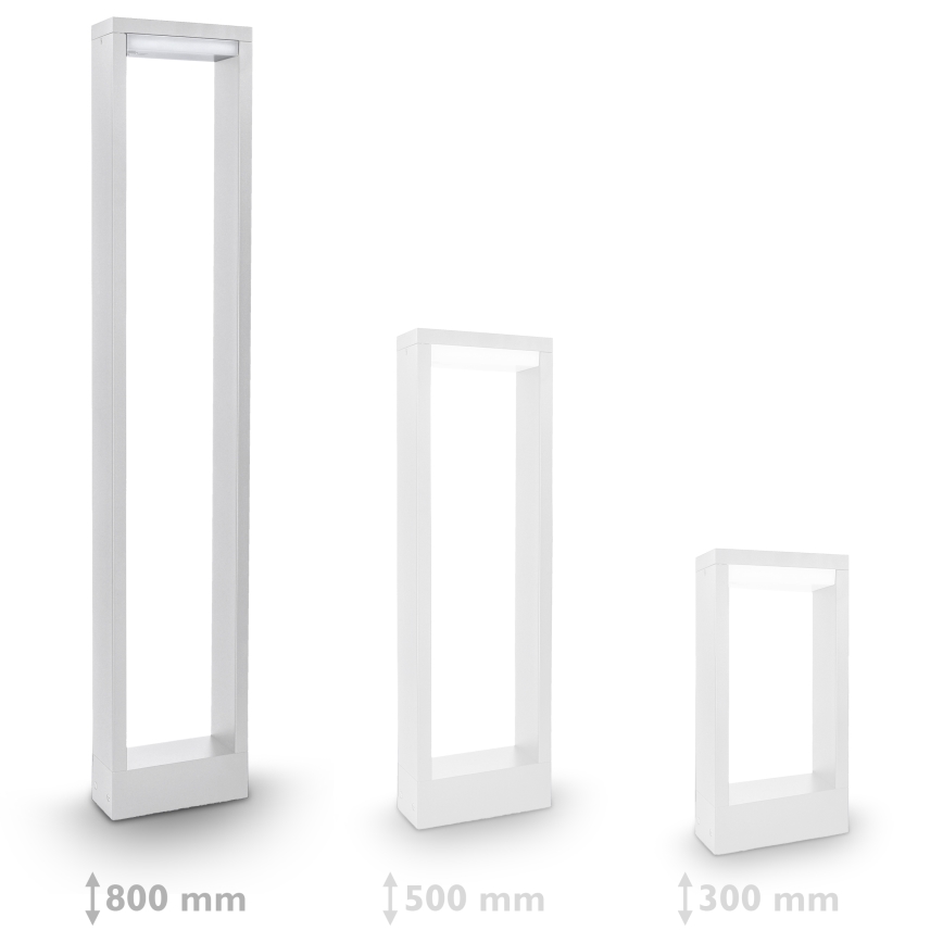 Brilagi - LED Zunanja svetilka RAGUSA LED/7W/230V 3000/4000/6000K bela IP54 80 cm