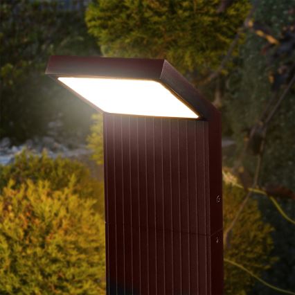 Brilagi - LED zunanja svetilka RIANO LED/8W/230V rjava IP65 80 cm