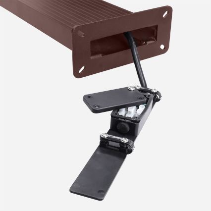 Brilagi - LED zunanja svetilka RIANO LED/8W/230V rjava IP65 80 cm