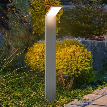 Brilagi - LED zunanja svetilka RIANO LED/8W/230V srebrna IP65