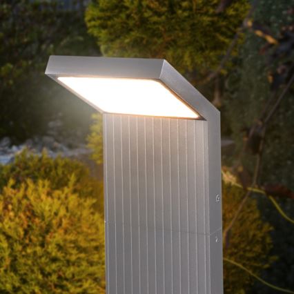 Brilagi - LED zunanja svetilka RIANO LED/8W/230V srebrna IP65