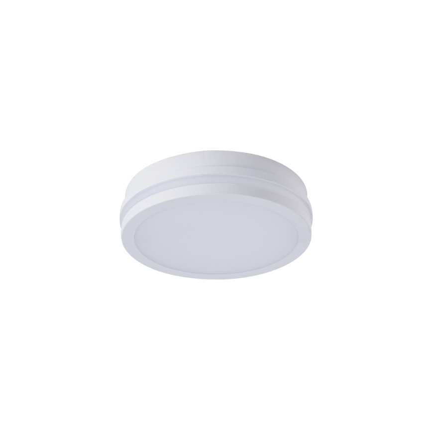 Brilagi - LED zunanja stropna svetilka s senzorjem BENE LED/18W/230V premer 21,5 cm bela IP54