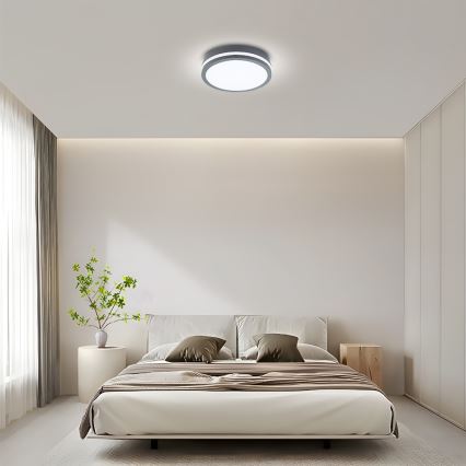 Brilagi - LED zunanja svetilka s senzorjem BENE LED/24W/230V, premer 26 cm, antracit, IP54