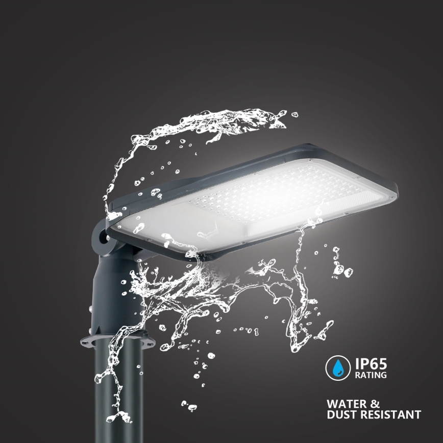 Brilagi - LED zunanja ulična svetilka s 4 m stebrom in nastavljivim zglobom URBANLIGHT LED/100W/230V antracit IP65