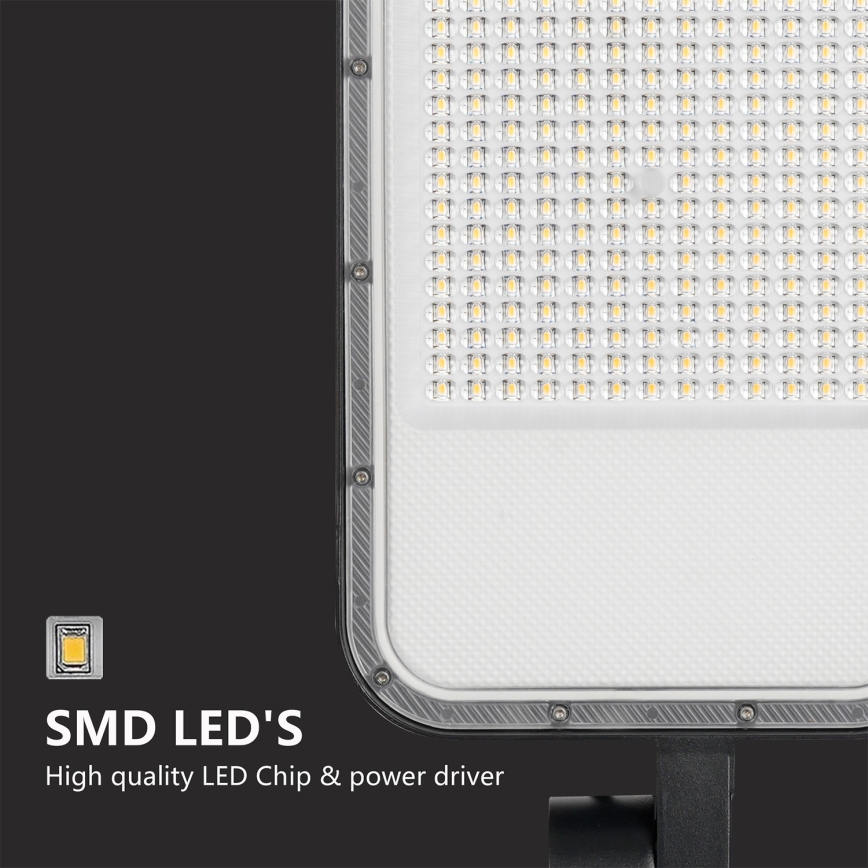 Brilagi - LED zunanja ulična svetilka s stebrom in zglobom 4 m URBANLIGHT LED/200W/230V črna IP65