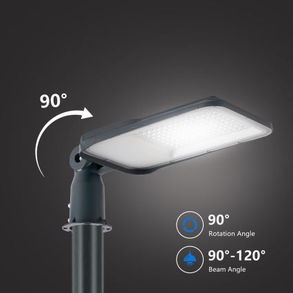 Brilagi - LED zunanja ulična svetilka s 3 m stebrom in zglobom URBANLIGHT LED/100W/230V antracit IP65