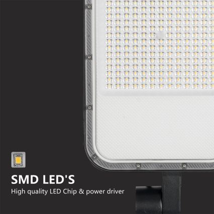 Brilagi - LED zunanja ulična svetilka s 3 m svetilnim drogom in nastavljivim členom URBANLIGHT LED/200W/230V črna IP65