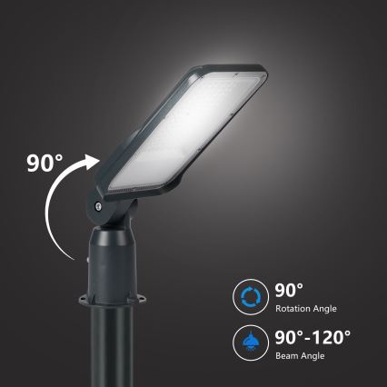 Brilagi - LED zunanja ulična svetilka s stebrom in zglobom 3 m URBANLIGHT LED/50W/230V antracit IP65