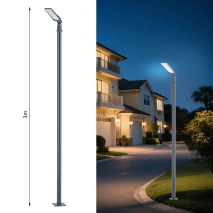 Brilagi - LED zunanja ulična svetilka s stebrom in zglobom 3 m URBANLIGHT LED/50W/230V antracit IP65