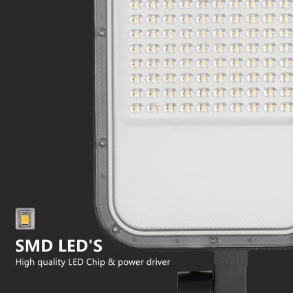 Brilagi - LED zunanja ulična svetilka s 4 m stebrom in zglobom URBANLIGHT LED/100W/230V črna IP65