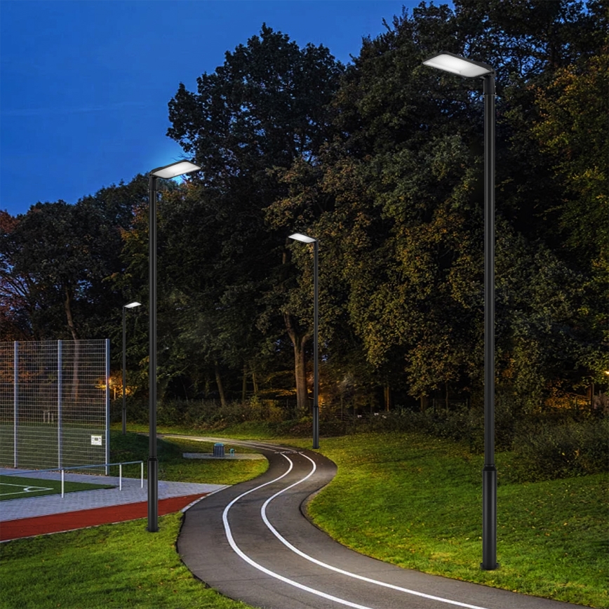 Brilagi - LED zunanja ulična svetilka z 5 m drogom in nastavljivim zglobom URBANLIGHT LED/200W/230V črna IP65