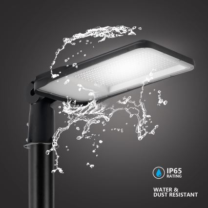 Brilagi - LED zunanja ulična svetilka z 5 m drogom in nastavljivim zglobom URBANLIGHT LED/200W/230V črna IP65