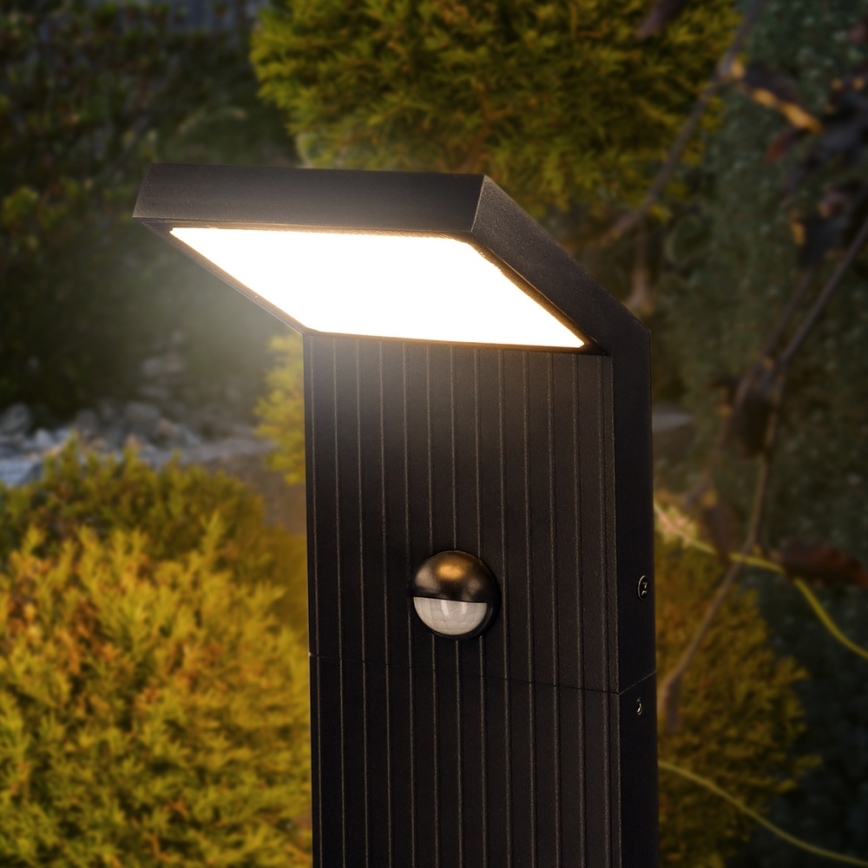 Brilagi - LED zunanja svetilka s senzorjem RIANO LED/8W/230V antracitna IP65