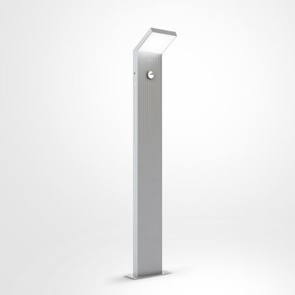 Brilagi - LED zunanja svetilka s senzorjem RIANO LED/8W/230V srebrna IP65
