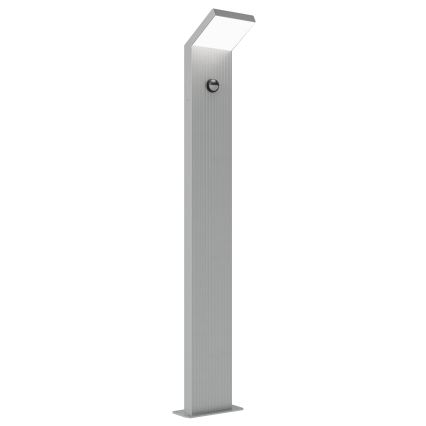 Brilagi - LED zunanja svetilka s senzorjem RIANO LED/8W/230V srebrna IP65