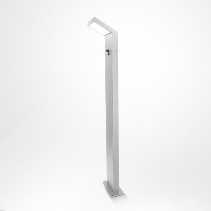 Brilagi - LED zunanja svetilka s senzorjem RIANO LED/8W/230V srebrna IP65