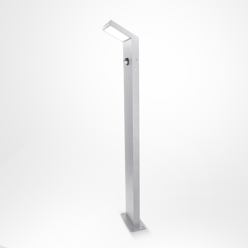 Brilagi - LED zunanja svetilka s senzorjem RIANO LED/8W/230V srebrna IP65