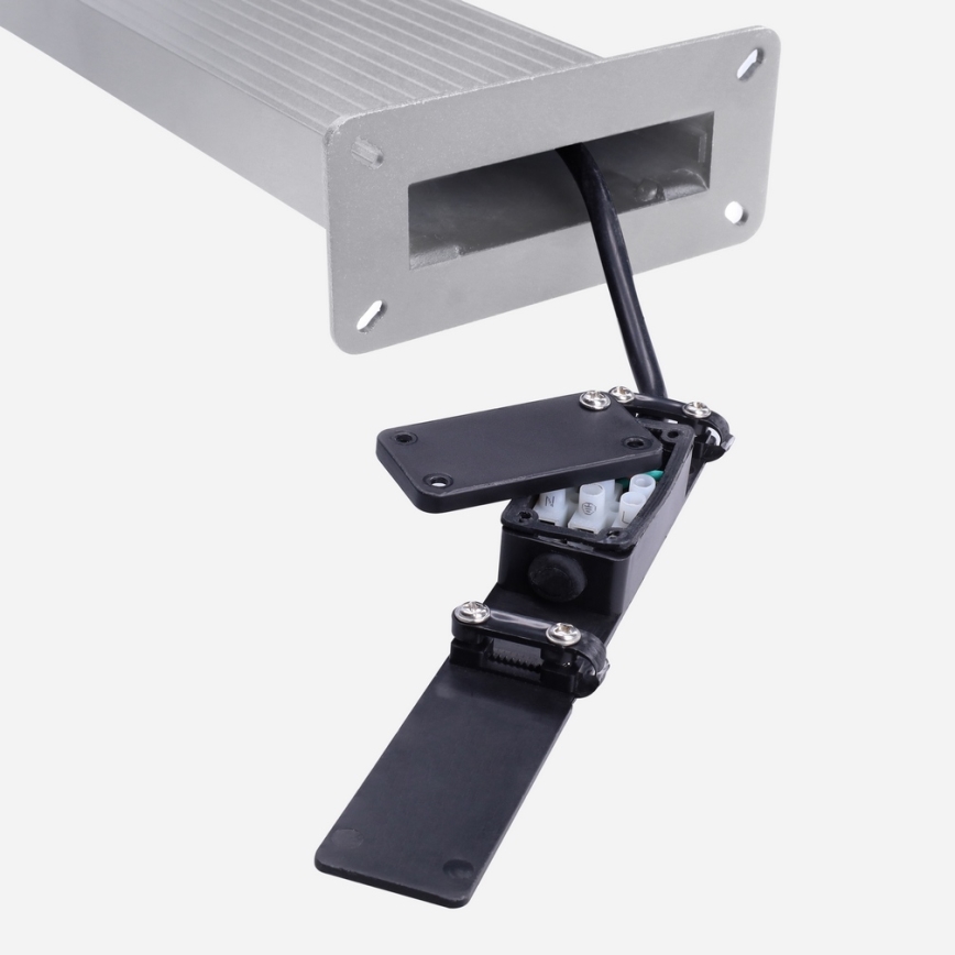 Brilagi - LED zunanja svetilka s senzorjem RIANO LED/8W/230V srebrna IP65