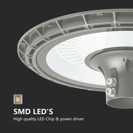 BRILAGI - LED Zunanja ulična svetilka s stebrom 3 m URBANSPARK LED/120W/230V siva IP65