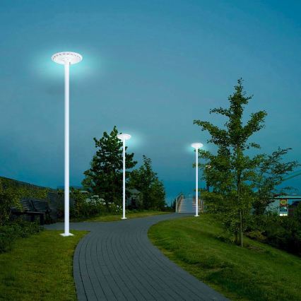 Brilagi - LED zunanja ulična svetilka z 3 m stebrom URBANSPARK LED/120W/230V bela IP65