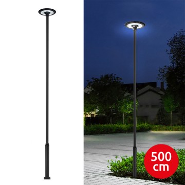 Brilagi - LED zunanja ulična svetilka s 5 m stebrom URBANSPARK LED/120W/230V črna IP65