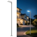 Brilagi - LED zunanja ulična svetilka s stebrom in nastavljivim zglobom 3 m URBANLIGHT LED/100W/230V siva IP65