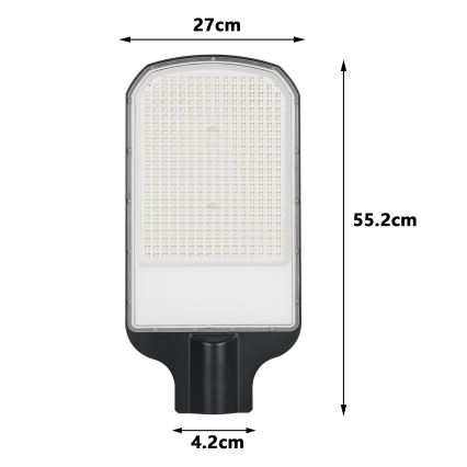 Brilagi - LED zunanja ulična svetilka URBANLIGHT LED/200W/230V črna IP65