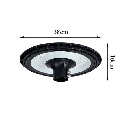 Brilagi - LED zunanja ulična svetilka s 3-metrskim stebrom URBANSPARK LED/60W/230V črna IP65