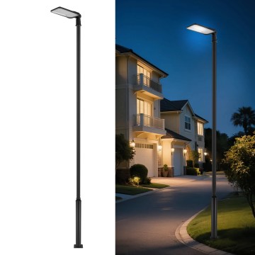 Brilagi - LED zunanja ulična svetilka z 5 m drogom in nastavljivim zglobom URBANLIGHT LED/200W/230V črna IP65