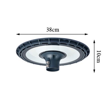 Brilagi - LED zunanja ulična svetilka s 5 m stebrom URBANSPARK LED/120W/230V antracit IP65