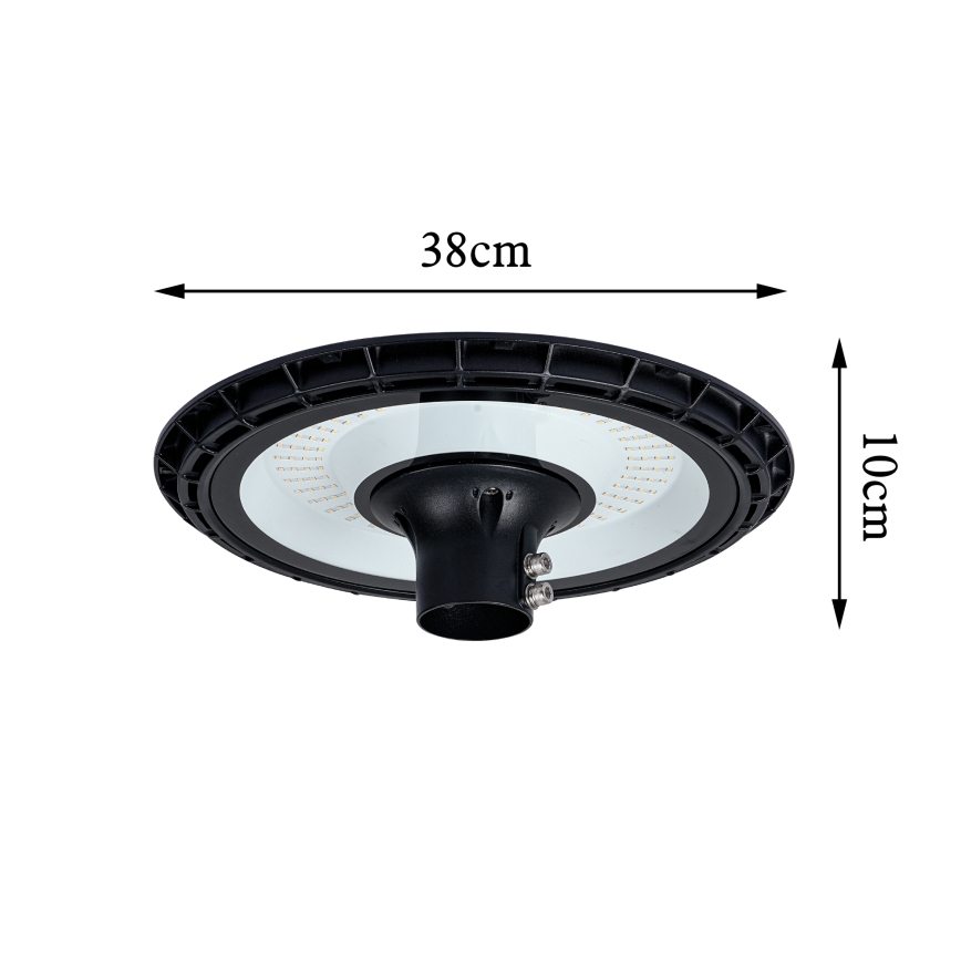 Brilagi - LED zunanja ulična svetilka z 3 m drogom URBANSPARK LED/120W/230V črna IP65