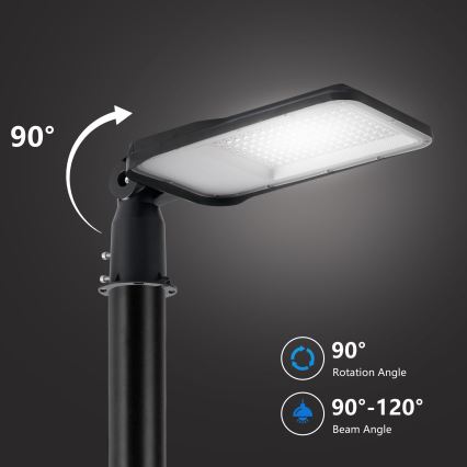 Brilagi - LED zunanja ulična svetilka z nastavljivim tečajem URBANLIGHT LED/100W/230V črna IP65